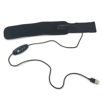 1 БР Черно 3 Скорости USB Обектива на камерата Нагревателен Нагревател Каишка Топло за оросяване Плоча за подгряване на Нагревател