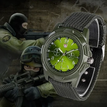 Мъжки Военни часовници с найлонови каишка Gemius Army watch Висококачествен Кварцов механизъм Мъжки спортни часовници, Ежедневни часовници на Мъже, Жени