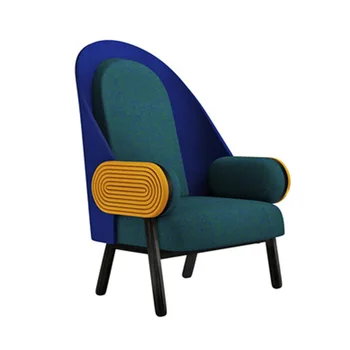 ins moon chair модерен прост модерен стол с висока облегалка hotel villa club хол гама единична стая-разтегателен диван-фотьойл от фибростъкло