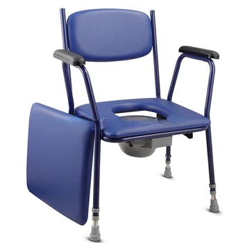 търговия на едро с удобна стоманена рамка с голямо колело, лесно преносим стол-шкафа за възрастните хора, инвалидна количка за възрастни с кораб