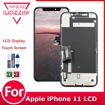 OLED/Incell LCD дисплей за iPhone 11, сензорен LCD дисплей, дигитайзер, монтажни детайли, клас ААА, 100% Тестван