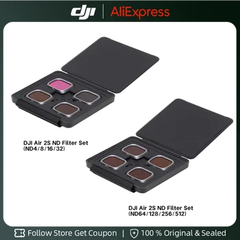 Комплект филтри DJI Air 2S ND (ND4/8/16/32)/(ND64/128/256/512) Точно механичен дизайн на Точно възпроизвеждане на цветовете 100% оригинал