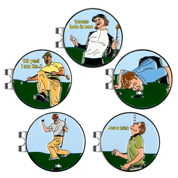Маркер за топки за голф 11UE със стандартен магнитен клипс за шапки, забавен маркер за топки за голф, скоба за шапки, подаръци за голф, Аксесоари за голф, за мъже и жени