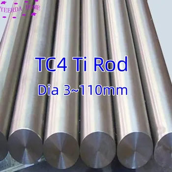 Пръчка от титанова сплав TC4 Ti диаметър на цилиндъра 500 мм 3 5 6 8 10 12 14 15 16 18 20 22 24 25 30 изследователски прът GR5 диаметър 32 мм