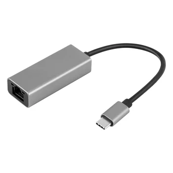 USB Адаптер C до Ethernet, USBc за преносим кабелен адаптер RJ-45