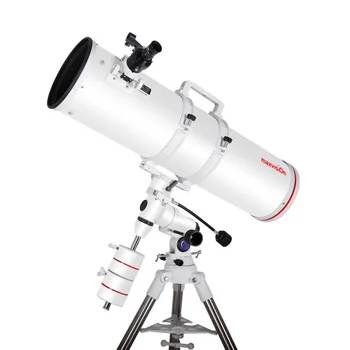 Телескоп Maxvision 203/1000 Astronomische Met Statief, ньютонианский рефлектор, 8-инчов отвор, экваториальное планина, 1,5-инчов изключване