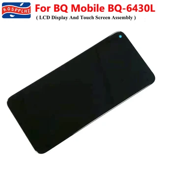 KOSPPLHZ За BQ Mobile BQ-6430L Aurora bq-6430L LCD дисплей + Смяна на сензорен екран възли За BQ 6430 L 6430L LCD + Лепило