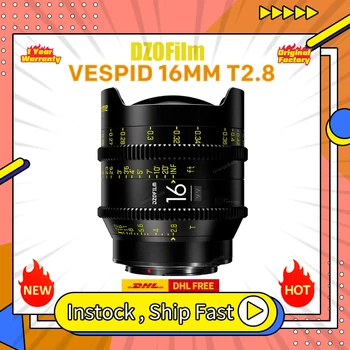 Обектив DZOFilm VESPID 25 мм/35 мм/50 мм/75mm/100mm T2.1 с монтиране PL или EF за Филм на Фотографа Обектив за Заснемане