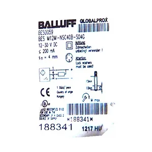 BALLUFF BES M12MI-NSH80B-S04G (BES01ZY), Стандартни индуктивни сензори NPN, Нов KD