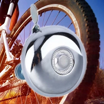 1бр Класическо Ретро метален пръстен под Наем Велосипеден звънец на кормилото звуков сигнал сребрист цвят