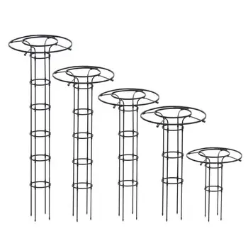Вертикална метална градинска решетка, Чадър, кула, Пергола за растенията, Опора за увивни растения, Метални растения, поле за катерене по домати
