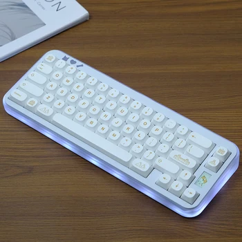 Дизайн Civilization Белооранжевые капачки за клавиши Cherry Mx Switch 60 87 96 104 Механична клавиатура Alice MA PBT Key Cap