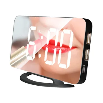Led Дигитален Smart alarm clock Електронни Настолни Часовници За Домашния Офис, USB Wake Up Часовник С Проекция на Времето за Повторение