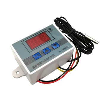 XH-W3002 Мини цифров регулатор за температура 110-220 1500 W Термостат Регулатор за отопление Контрол за охлаждане на Сензора терморегулятора