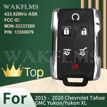 За Chevrolet Tahoe Suburban GMC Yukon Дистанционно Автомобилен Ключ 6 Btn Witch Паника 433 Mhz FCC ID: M3N-32337100 P/N: 13577766