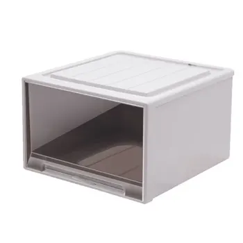 Нов 23851430 Прозрачна кутия за съхранение на дрехи и Домакински кутия за обувки шкаф за съхранение в гардероба Сортиране кутия