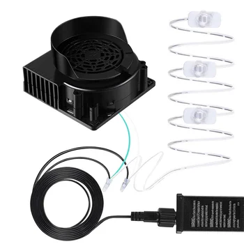 Надуваема вентилатор за еднократна употреба Преносим вентилатор Вентилатор с 3 led гирлянди Преносим вентилатор за Сертифициране CE 1.0 12V A