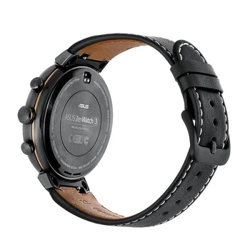 Каишка за часовник от естествена кожа за ASUS ZenWatch 3 WI503Q