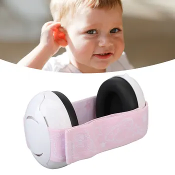 Детски слушалки, които предпазват ушите, подобряване на съня, слушалки, шумоподавляющие слушалки с мека подплата, утолщающие ушни мивки за деца, страдащи от тоддером