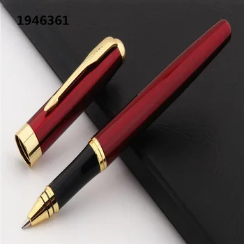 Луксозна писалка с високо качество 399 Червено вино Бизнес офис на Средната Върха на Дръжката-Roller Ученик офис-канцеларски материали, Химикалки