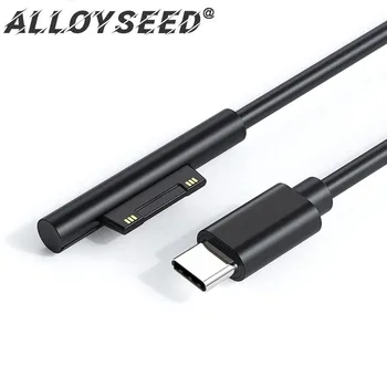 Бързо зареждане от USB C, захранване за Microsoft Surface Pro 3 4 5 6 кабел за зарядно устройство