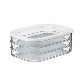 1,6 л с 3-уровневым кутия за съхранение на месни парчета С херметически капак, могат да се мият в миялна машина, 3 слой за придаване на свеж