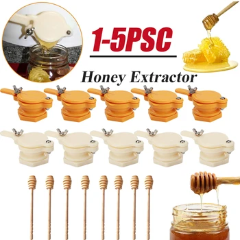 1-5 Бр. Обзавеждане за бутилиране на мед в кошерите, мед кранове, капаче, Найлон, пластмаса, хранително-вкусовата, нетоксичен, здрав инструмент, за пчеларството