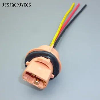 JJSJQCPJYXGS T20 7443 Притежателя led лампи адаптер Конектор led контакти Теглене на кабели led паркинг странично фенер гнездо за адаптер