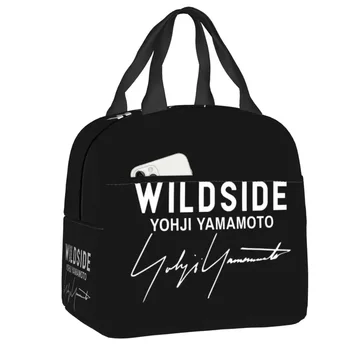 WILDSIDE Yohji Yamamoto Изолиран обяд-бокс за жени, преносим термосумка-хладилник, чанта за обяд, училище контейнер за пикник чанта-тоут
