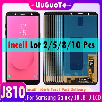 2/5/8/10 БР За Samsung Galaxy J800FN J800 J810F J810Y LCD Сензорен Дисплей, Дигитайзер, Резервни Части За Дисплея на J810 J8 2018 LCD