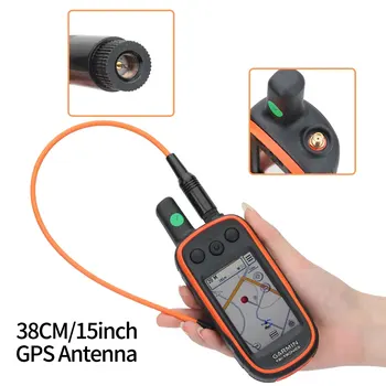 Актуализация на антената Orange GPS 771 15-инчов штыревая антена, Подобрена антена на далечни разстояния за Garmin GPS Alpha 100 200 Astro 220 320 430