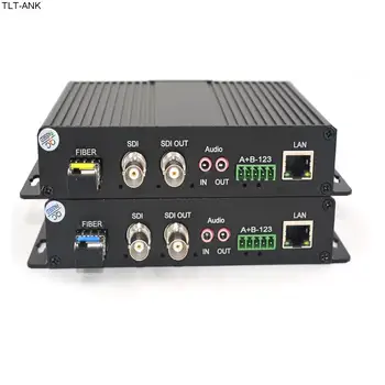 Високо качество на HD-SDI Видео/Аудио/Ethernet Оптични медия конвертори Предавател и Приемник за SDI ВИДЕОНАБЛЮДЕНИЕ, LC