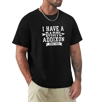 Имам тениска Дэрила Аддиксона, потници в големи размери и за гиганти, прости бели тениски за мъже