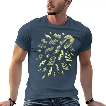 Тениска Magnetism, потници в големи размери, летни дрехи с аниме, мъжки ризи с графичен дизайн, комплект